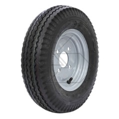 Wheel size 4.00/8" 4 plies load 500kg diam x width 410x107mm A17063 | NewgardenParts.com