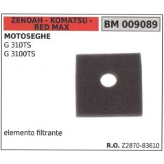 Filtre à air ZENOAH pour tronçonneuse G 310TS 3100TS 009089 Z2870-83610