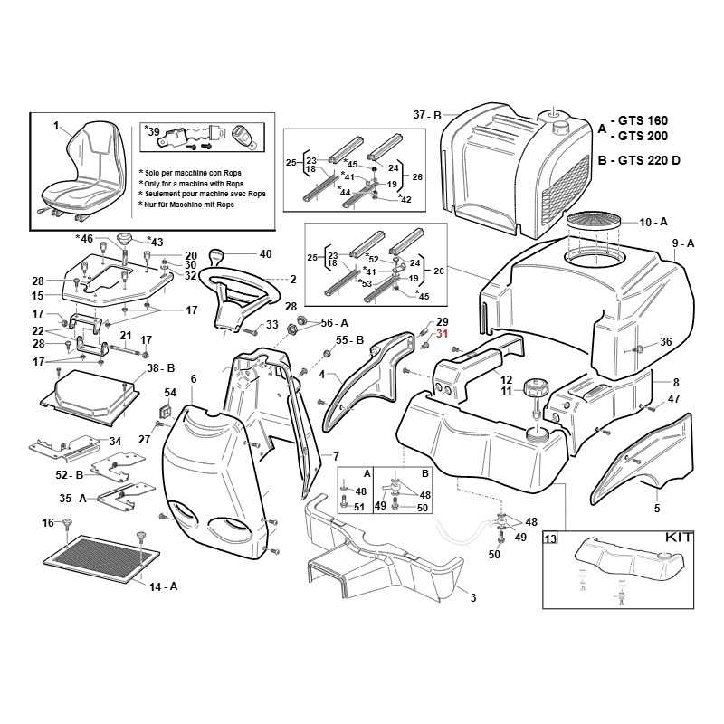 Prensaestopas para cortacésped original Gianni Ferrari PG SR 00111970066