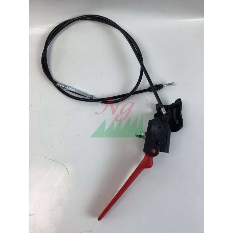 PM KW Motorbremsseilsatz mit rotem Hebel für ORIGINAL GRIN PRT-1352 Rasenmäher