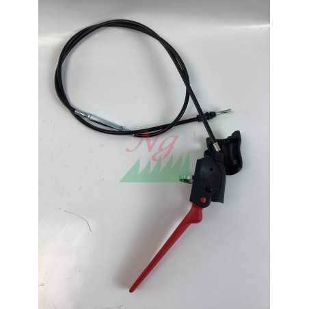 PM KW Engine Brake Cable Set with Red Lever for ORIGINAL GRIN PRT-1352 Lawnmowers | NewgardenParts.com