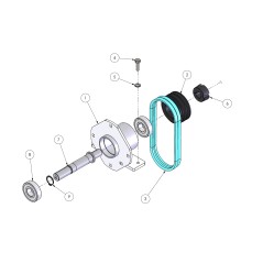 GRIN BCH-0119 ARBRE DE ROUE D'ORIGINE AS8/H | NewgardenParts.com