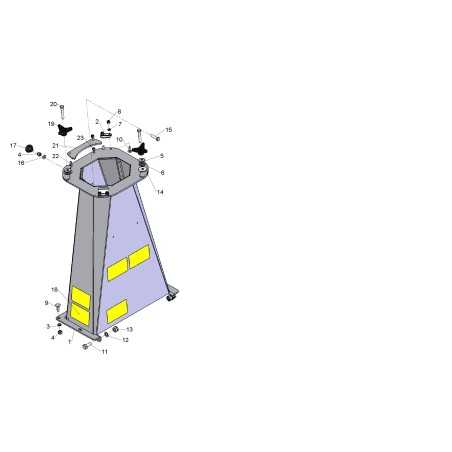 ANTI-VIBRATION MOUNTS - WASHER Ø 25 mm - HOLE Ø 8.5 - THICKNESS 5 mm ORIGINAL GRIN BCH-0148