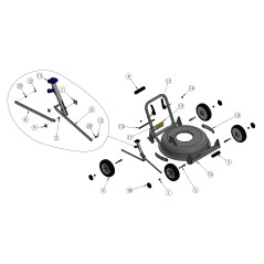 Cutting Height Adjustment Rod HM46/46A/PM46 Ant ORIGINAL GRIN PRT-0062