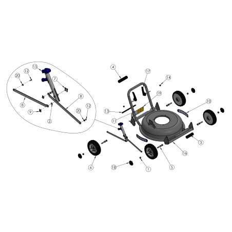 Cutting Height Adjustment Rod HM46/46A/PM46 Ant ORIGINAL GRIN PRT-0062