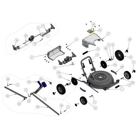 Cutting Height Adjustment Rod HM53A/PM53 Post ORIGINAL GRIN PRT-0064