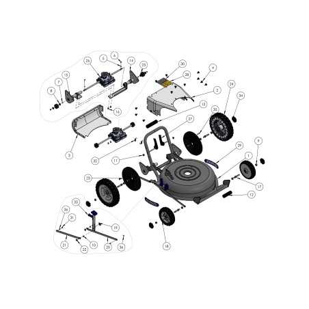 Cutting Height Adjustment Rod HM53A/PM53A Post ORIGINAL GRIN PRT-1348