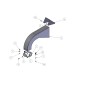 BRIDE COURBE D'ÉCHAPPEMENT ORIGINALE GRIN BCH-0132