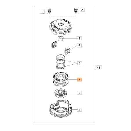 TAP&GO EVO110 Akku-Spule ORIGINAL EMAK Freischneider 61460023 | NewgardenParts.com