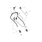 Red Kill Lever + SPM KW Cable ORIGINAL GRIN PRT-1355