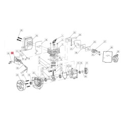 Bobina soffiatore aspiratore modelli BLV281 ORIGINALE BLUEBIRD 02050030331 | NewgardenParts.com