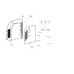 Original Grin BCH-0441 Left crankcase frame BIOCH-150 | NewgardenParts.com