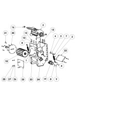 Fixed roller closure BIOCH-150 ORIGINAL GRIN BCH-0507 | NewgardenParts.com