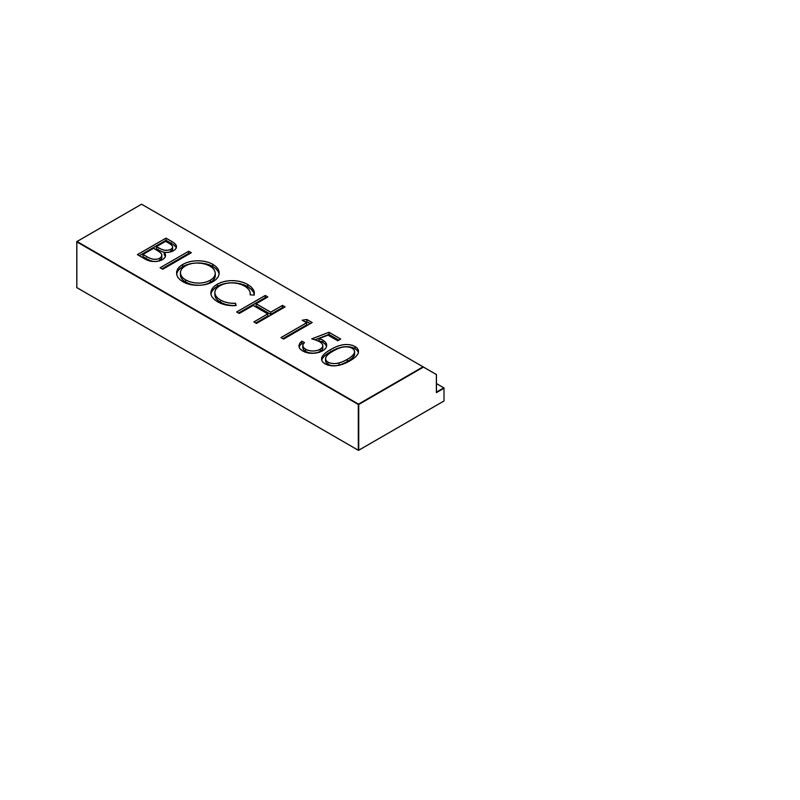 ORIGINAL GRIN BCH-0376 bioch 150 blade template