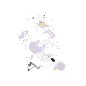 DOUILLE D'ENTRETOISE DE SUPPORT DE ROULEAU GRIN BCH-0181 - GALVANISÉE