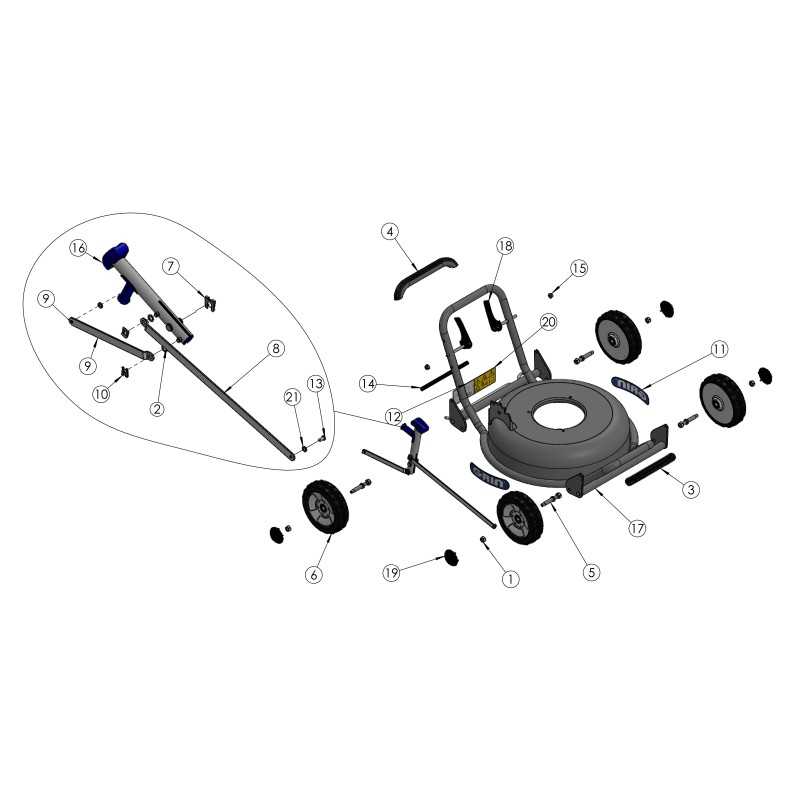 Varilla de ajuste de altura de corte 46-46A H Delantera ORIGINAL GRIN PRT-1687