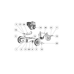 Elastische Unterlegscheibe A ø10 UNI1751 ORIGINAL GRIN BCH-0391