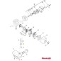 Pasacables original para desbrozadora Stiga 118801926/0 BK27E BK27ED