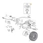 ORIGINAL STIGA 1530H Rasentraktor Riemenscheibe Lüfter Kit 1139-2201-01