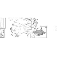 BASKET KIT 800 L ORIGINAL KUBOTA GIANNI FERRARI 95597500000 | NewgardenParts.com