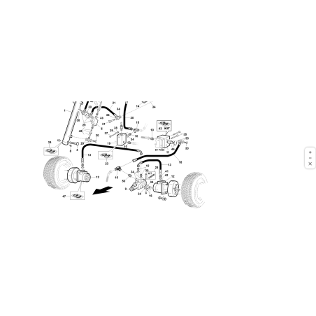 BLOC DE SOUPAPE DE DÉRIVATION/D'ÉCHANGE D'ORIGINE KUBOTA GIANNI FERRARI 91004000001 | NewgardenParts.com