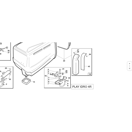 ORIGINAL KUBOTA GIANNI FERRARI 95599500000 VORMONTIERT PG KORB KAMIN | NewgardenParts.com