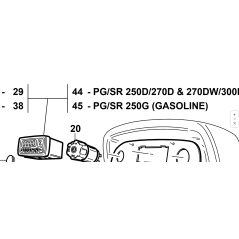 UNIDAD DE CONTROL DE GASOLINA KUBOTA GIANNI FERRARI 00777800195 PG/SR ORIGINAL | NewgardenParts.com