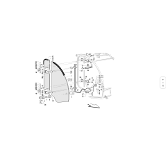 Vitre latérale pour porte ROPS ORIGINAL KUBOTA GIANNI FERRARI 00.99.01.0060 | NewgardenParts.com