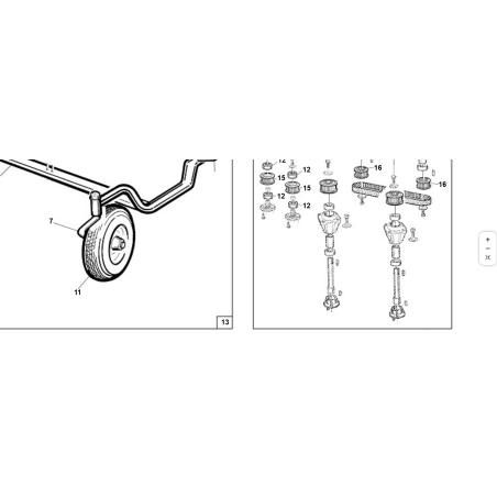 ORIGINAL KUBOTA GIANNI FERRARI 95555110000 PRE-ASSEMBLED PROFESSIONAL TROLLEY