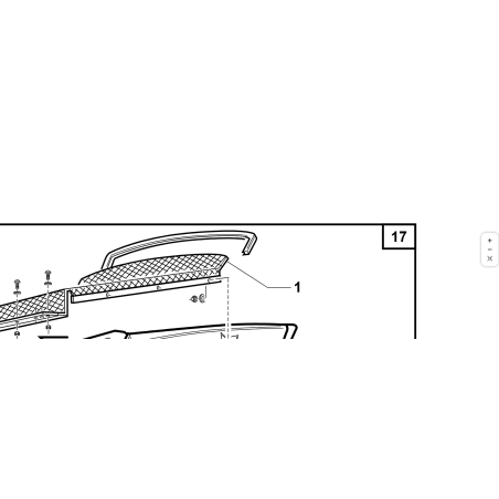 CESTO DI COPERCHIO GT ORIGINALE KUBOTA GIANNI FERRARI 95597330000