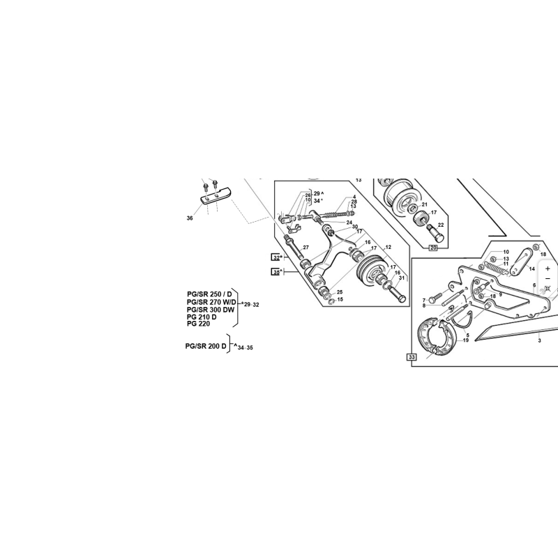 AWNING KIT MOT. PG (Daih - B&amp-S 23 - D902) ORIGINAL KUBOTA GIANNI FERRARI 95599600000