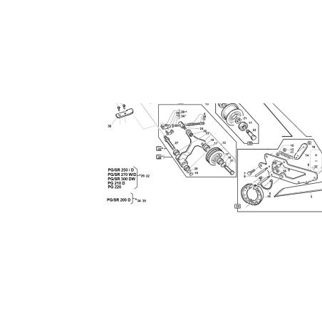 AWNING KIT MOT. PG (Daih - B&amp-S 23 - D902) ORIGINAL KUBOTA GIANNI FERRARI 95599600000 | NewgardenParts.com