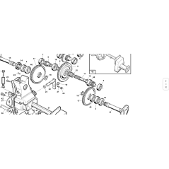 EJE DE PIÑÓN ORIGINAL KUBOTA GIANNI FERRARI 95303170002 Z12 | NewgardenParts.com