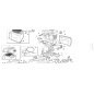 SUPPORT DE VIBRATION DE MOTEUR YANMAR D'ORIGINE KUBOTA GIANNI FERRARI 00111970141