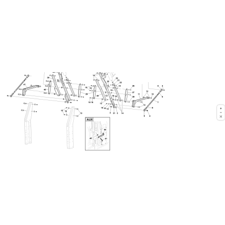 BRACCIO SX SOLLEVAMENTO CESTO COMPL. VRN ORIGINALE KUBOTA GIANNI FERRARI 92007120000