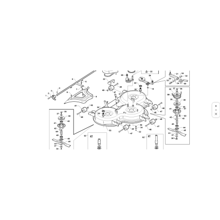 MULCHING CLOSURE PLATE CM112 COMP.ZNT ORIGINAL KUBOTA GIANNI FERRARI 88001110000