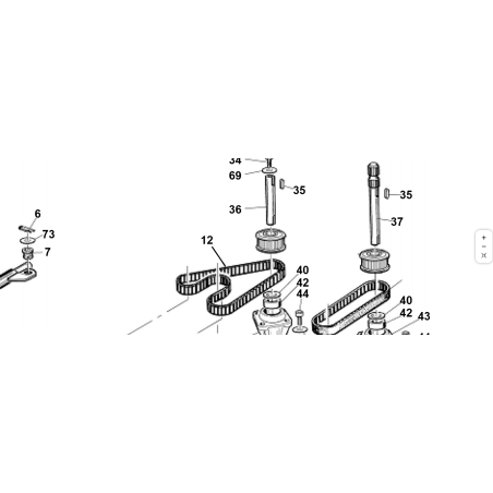 ORIGINAL KUBOTA GIANNI FERRARI ZAPFWELLE 95532000003