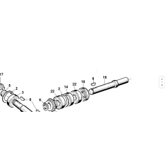ALBERO LISCIO ORIGINALE KUBOTA GIANNI FERRARI 00777305405