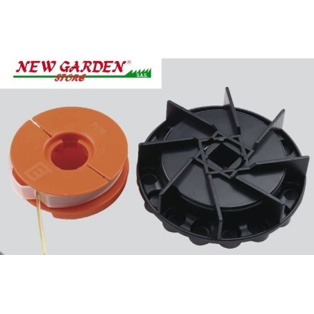 Bobina testina ricambio decespugliatore 6-424 compatibile ADLUS 69424 1,4mm 4mm | NewgardenParts.com