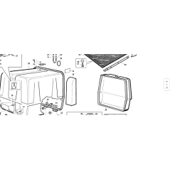 CAMINO CESTO NERO PLAY IDRO ORIGINALE KUBOTA GIANNI FERRARI 95002101300