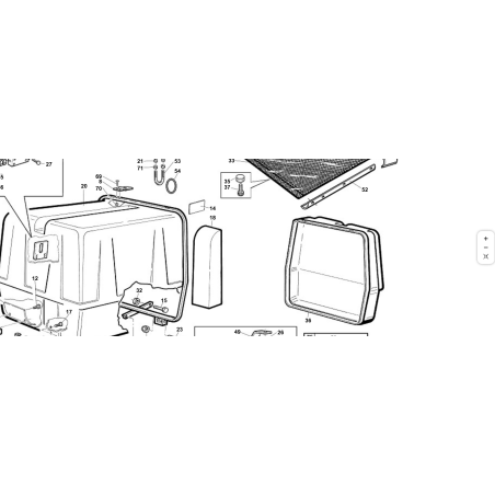 CAMINO CESTO NERO PLAY IDRO ORIGINALE KUBOTA GIANNI FERRARI 95002101300