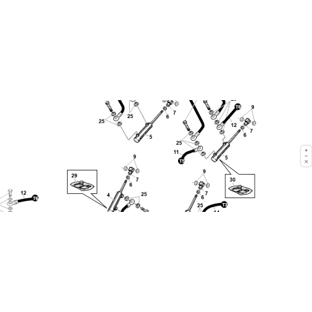CILINDRO DOPPIO EFFETTO-0058000040- ORIGINALE KUBOTA GIANNI FERRARI 95125220000