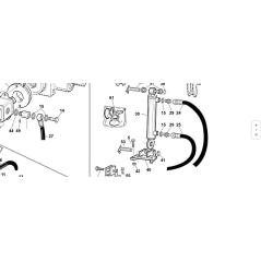 CILINDRO SOLLEVATORE CESTO IT2062 ORIGINALE KUBOTA GIANNI FERRARI 95060200000