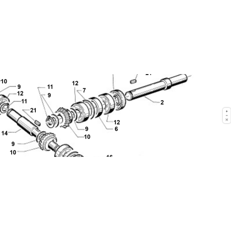 ARBRE LISSE ORIGINAL KUBOTA GIANNI FERRARI 00777302001