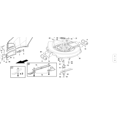 EJE DE SOPORTE DE CUCHILLA ORIGINAL KUBOTA GIANNI FERRARI 89001220004 ZNT | NewgardenParts.com