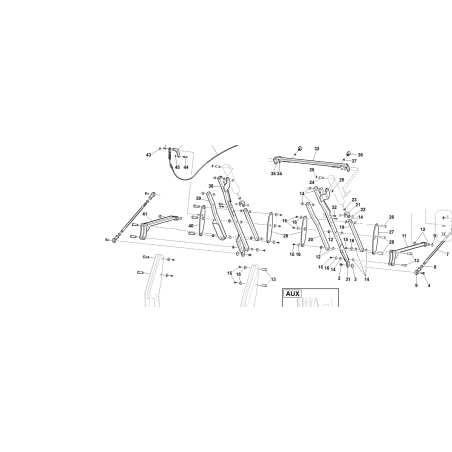 BRACCIO INFER. SOLL. CESTO VRN ORIGINALE KUBOTA GIANNI FERRARI 92007210000