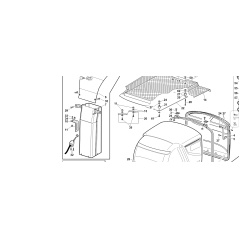 KUBOTA GIANNI FERRARI 95401150000 ZNT CESTA COMPLETA CHIMENEA | NewgardenParts.com