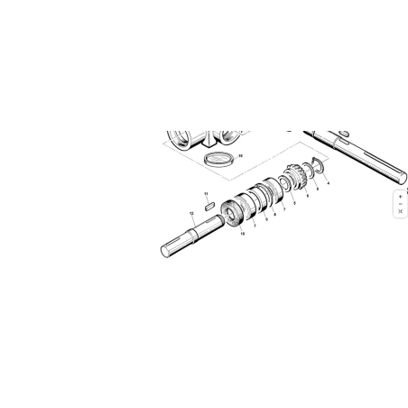 ORIGINAL KUBOTA GIANNI FERRARI-ABTRIEBWELLE 00777304701