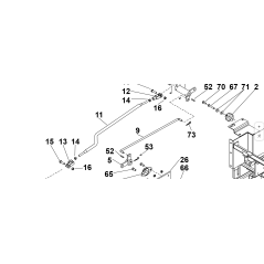 BARRE DE LEVAGE DE PONT D'ORIGINE KUBOTA GIANNI FERRARI 93400423336 SRZ170