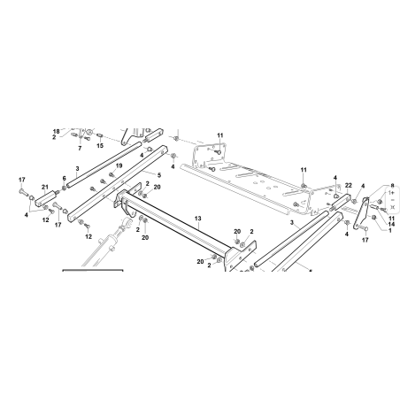 BRACCIO RIBALTAMENTO CESTO VRN ORIGINALE KUBOTA GIANNI FERRARI 92001000039